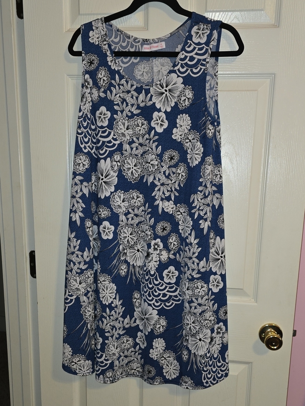 Ana Rose‎ Blue Floral Dress